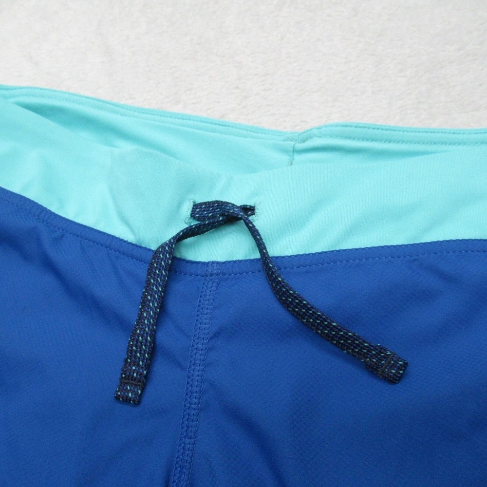 Patagonia‎ Strider Shorts Women Small Blue Drawstring Liner Hiking Gym Run 2.5" - Picture 4 of 16
